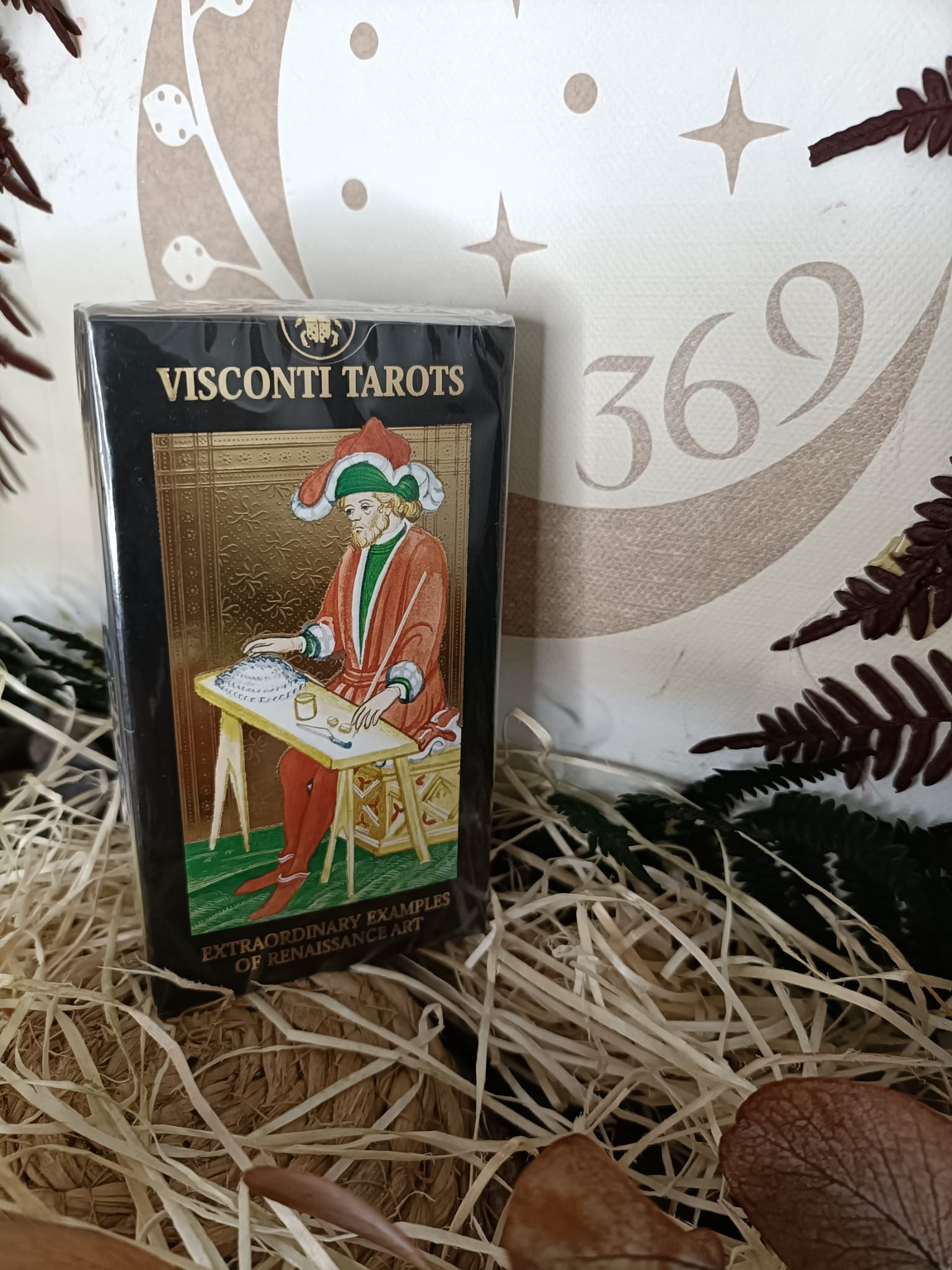 Tarot Visconti con Pan de Oro
