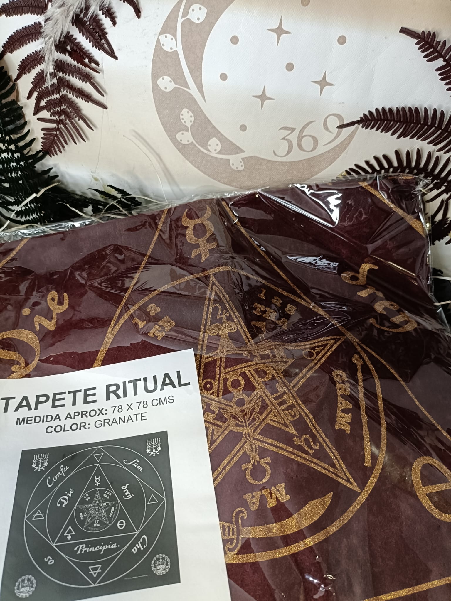 Tapete Tarot 78X78cm - Imagen 4