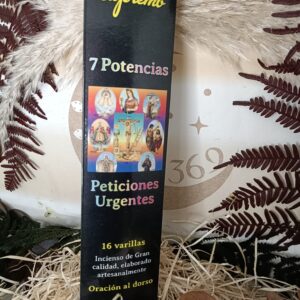 Incienso Supremo de Santería 7 Potencias, Peticiones Urgentes Con Oración