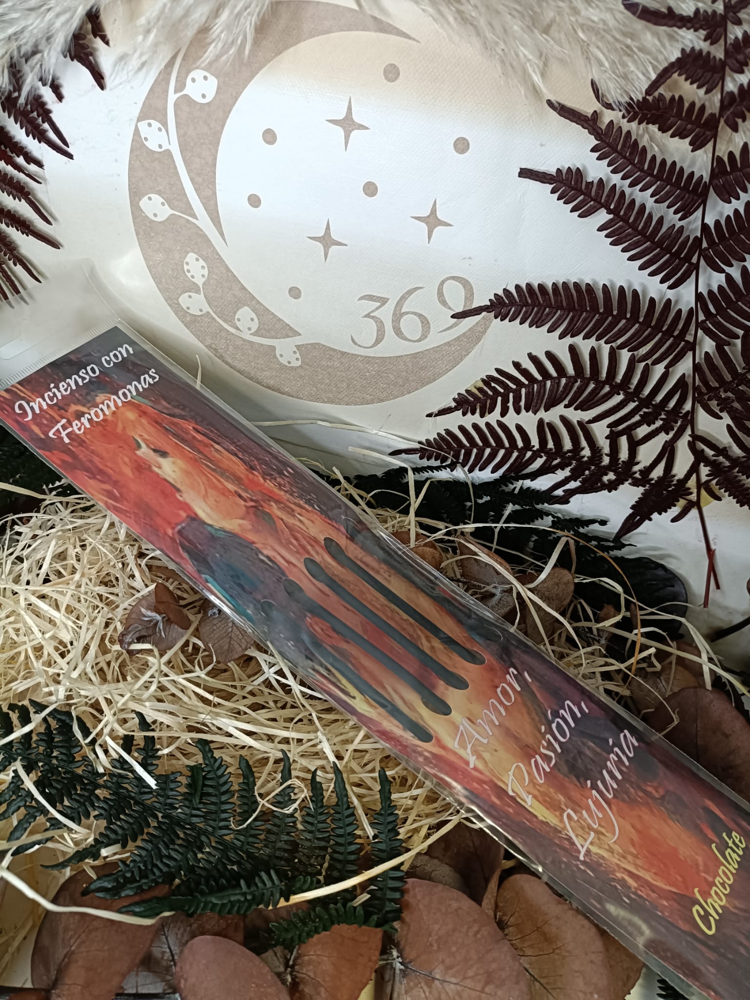 Incienso Artesano con Feromonas Aroma Chocolate - Imagen 2