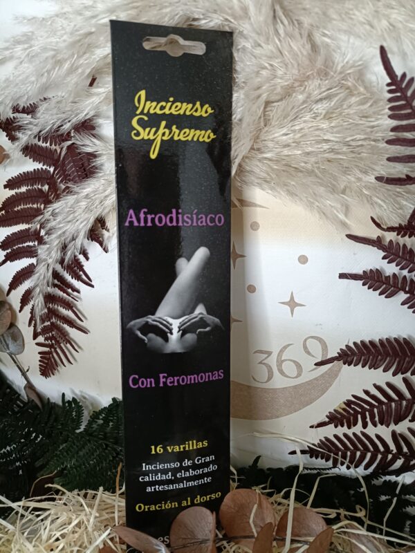 Incienso Supremo de Propósito Afrodisíaco con Feromonas, Con Oración