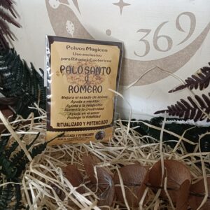 Palo Santo ritualizado con Romero