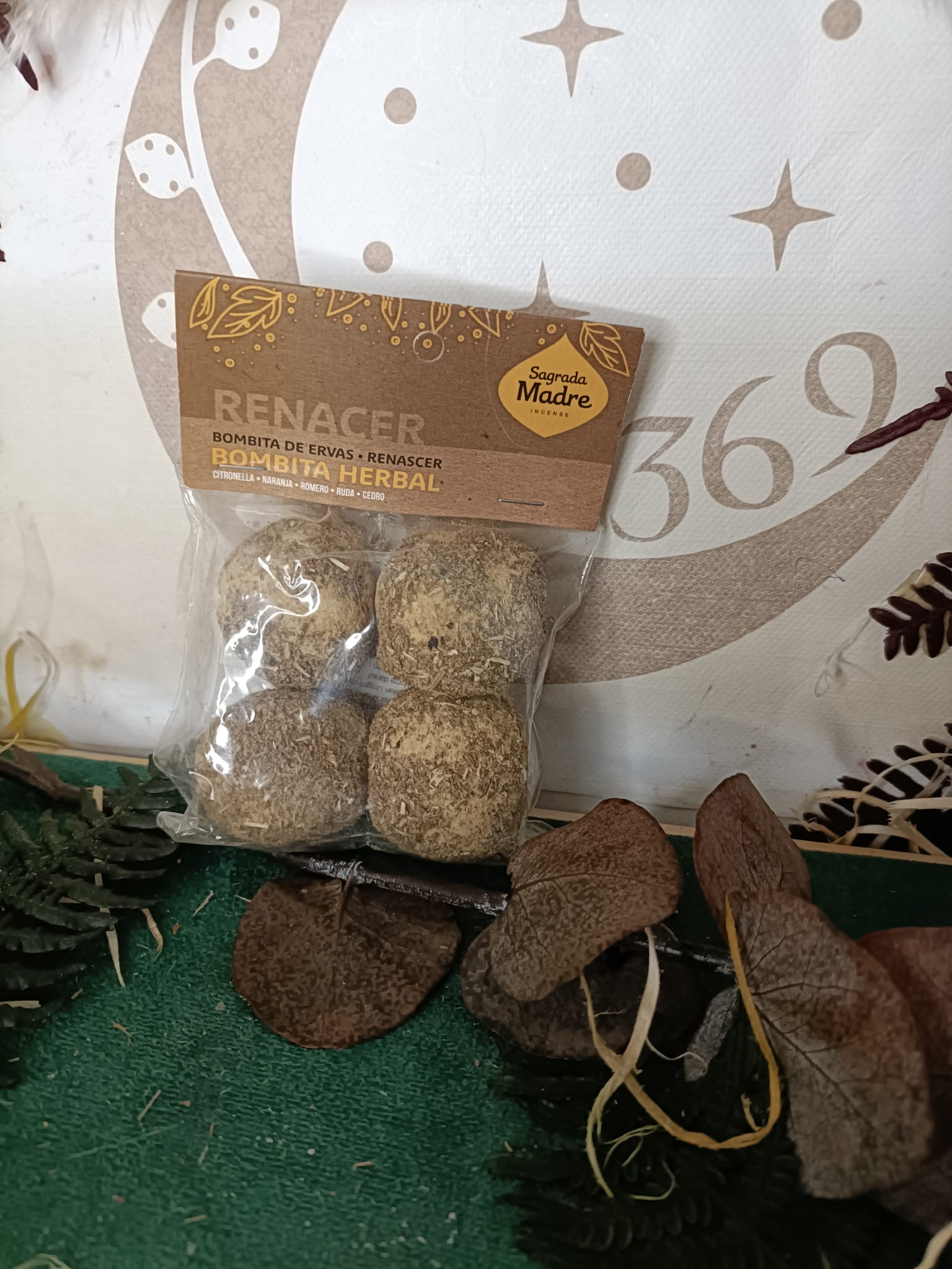 Bombita defumación activada Sagrada Madre Varios propósitos - Imagen 9