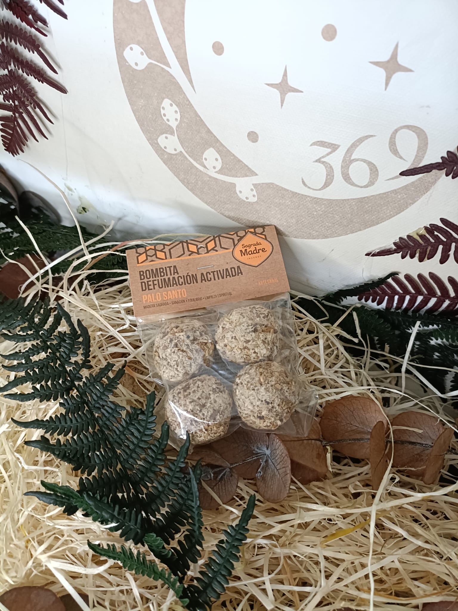 Bombita defumación activada Sagrada Madre Varios propósitos - Imagen 2