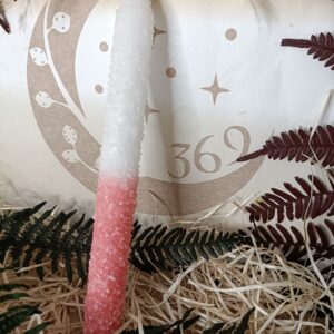 Vela de Sal Roja-Blanca