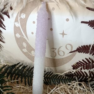 Vela de Sal Morada-Blanca