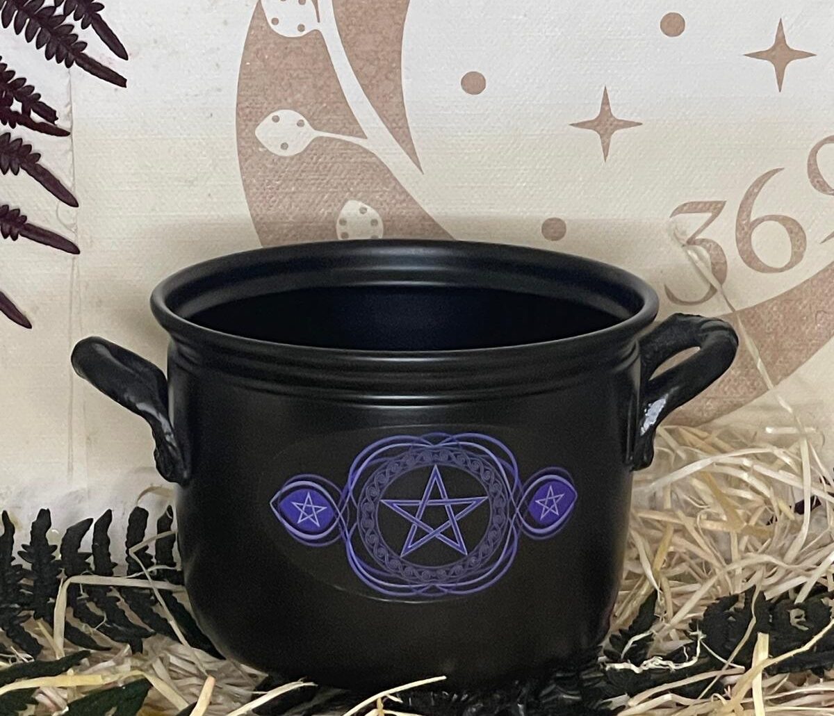 Caldero con Pentáculo Azul