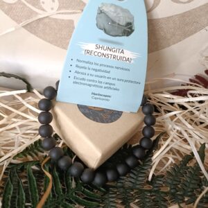 Pulsera Elástica Shungit 8 mm