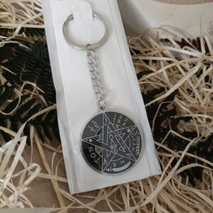 Llavero de Acero Diseño Tetragramatón