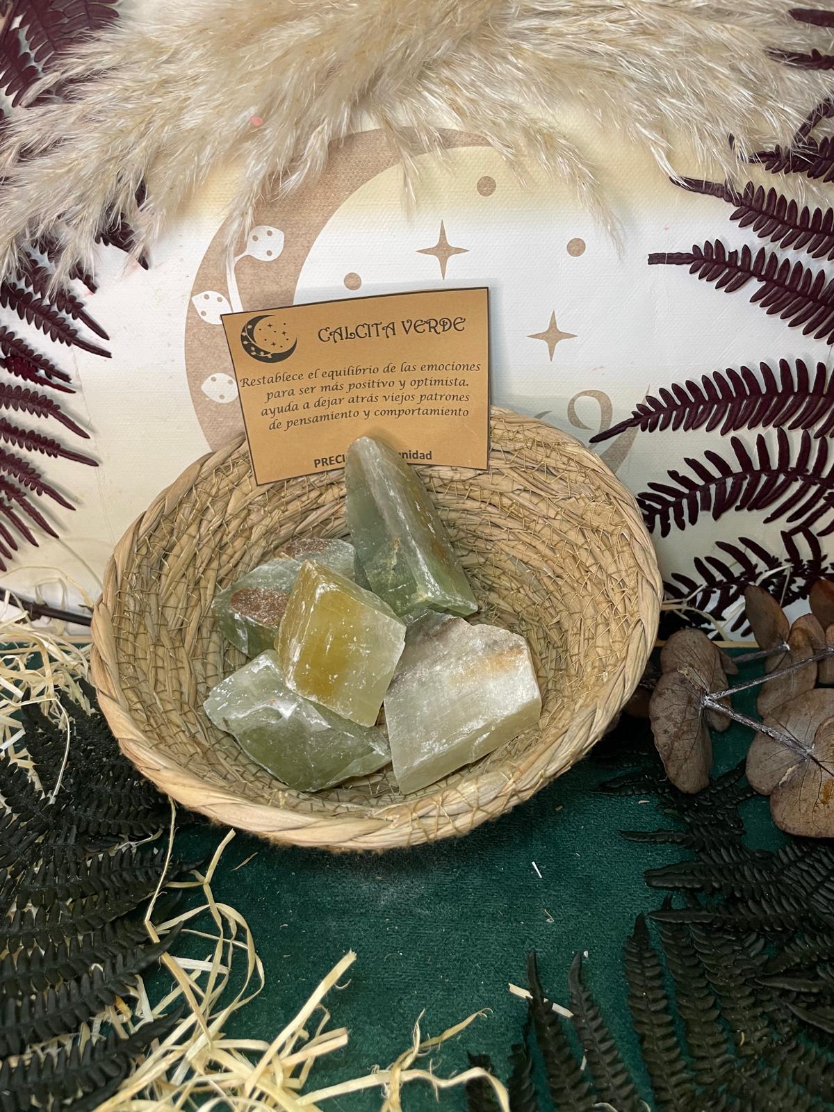 Calcita Verde en Bruto