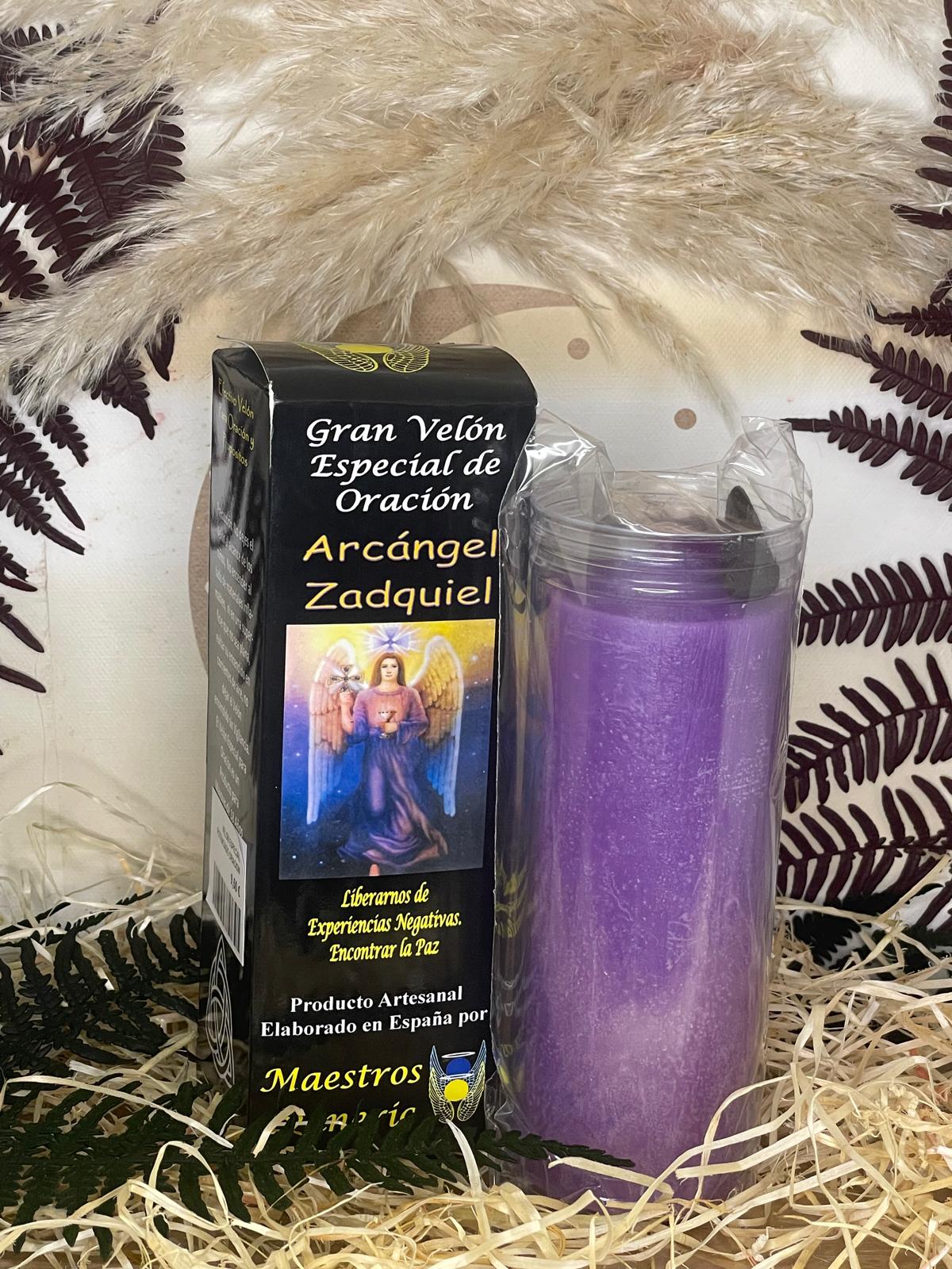 Velón Especial con Oración Zadquiel