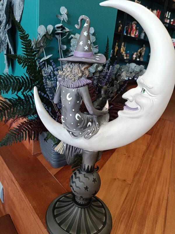 Figura de Bruja en Luna 52cm - Imagen 5