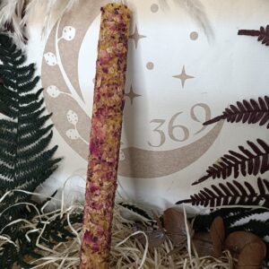 Vela de miel y Pétalos de Rosa