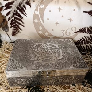 Caja de Tarot con estrella de 5 puntas