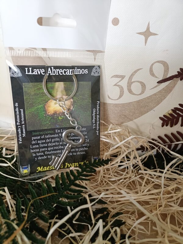 Llavero Talismán Llave Abrecaminos Artesano