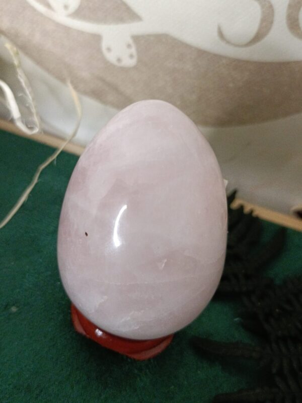 Huevo de Cuarzo Rosa - Imagen 2