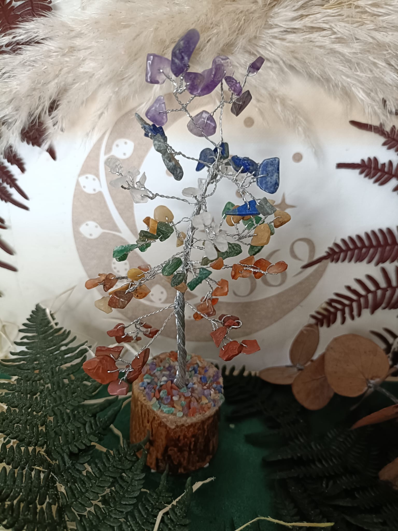 Árbol de gemas 7 Chakras 120 Piedras - Imagen 2