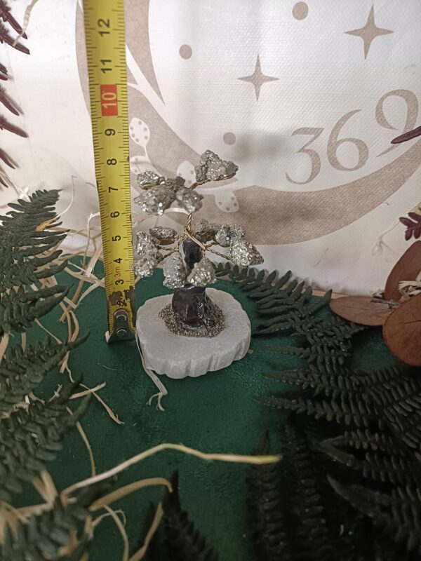 Árbol con Minerales de Pirita en Bruto Pequeño - Imagen 3