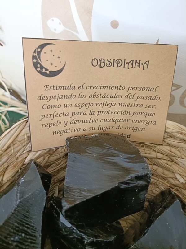 Obsidiana Negra en Bruto - Imagen 4