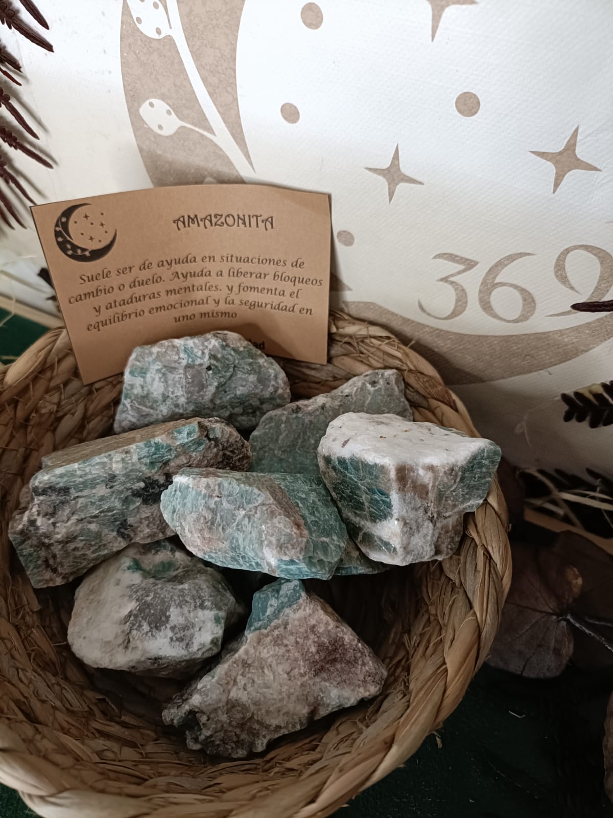 Amazonita en Bruto Varios tamaños