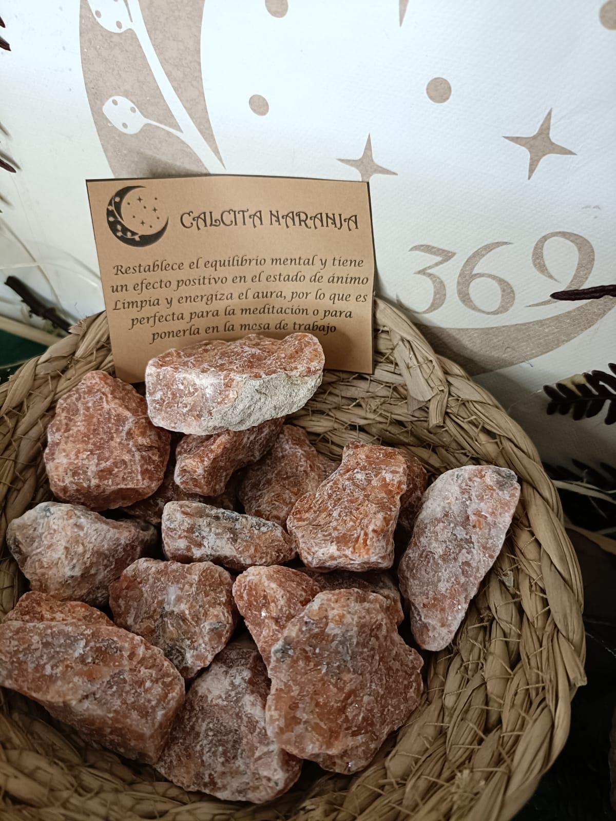 Calcita Naranja en Bruto