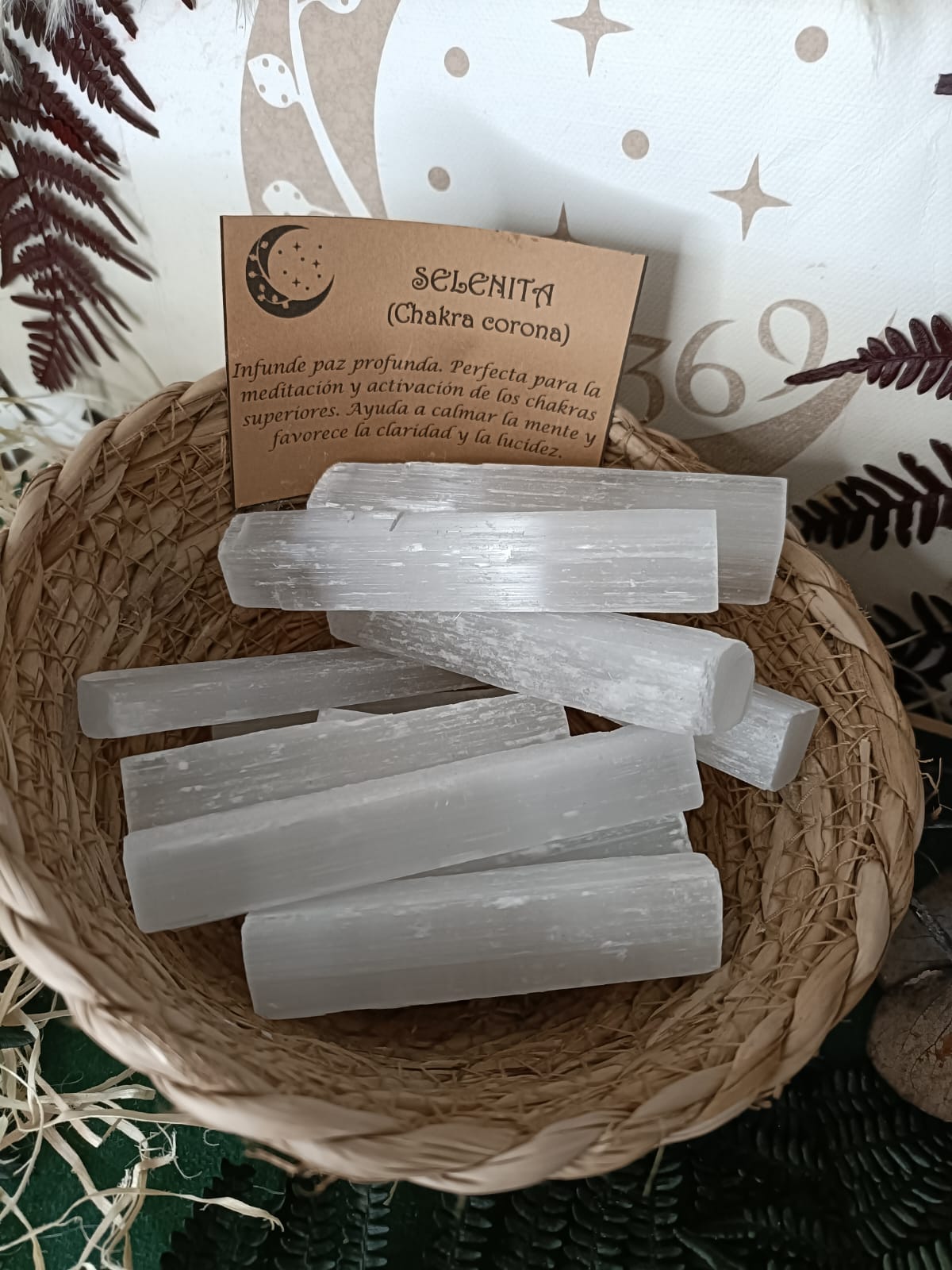 Selenita en Bruto Varios tamaños