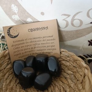 Obsidiana Negra Canto Rodado