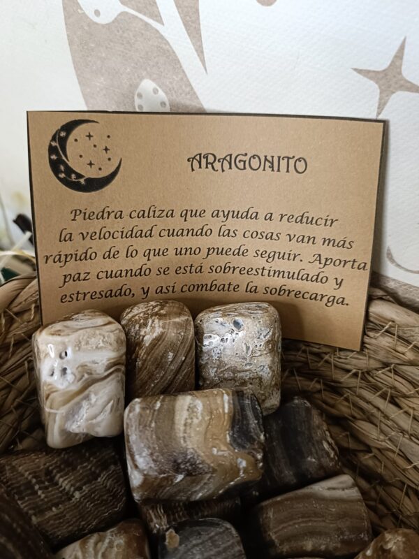 Aragonito Marrón Pulido - Imagen 4