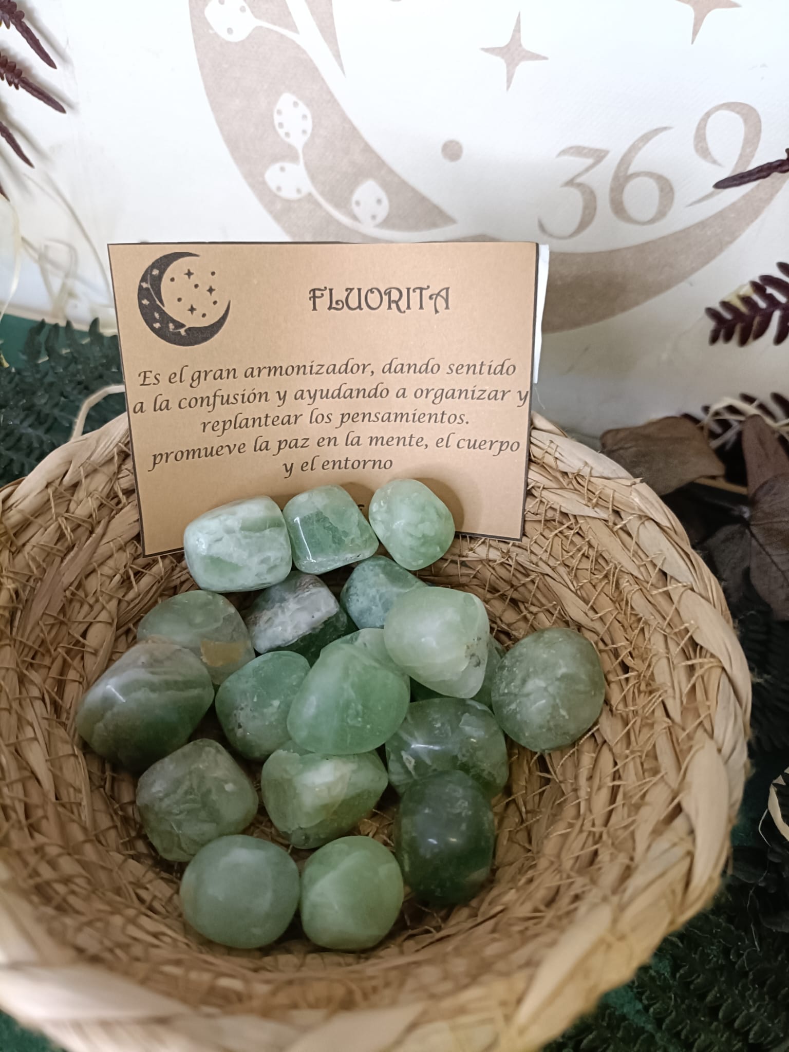 Fluorita Verde Pulida