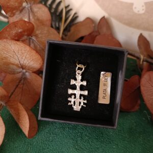 Colgante Cruz de Caravaca Plata de Ley 925