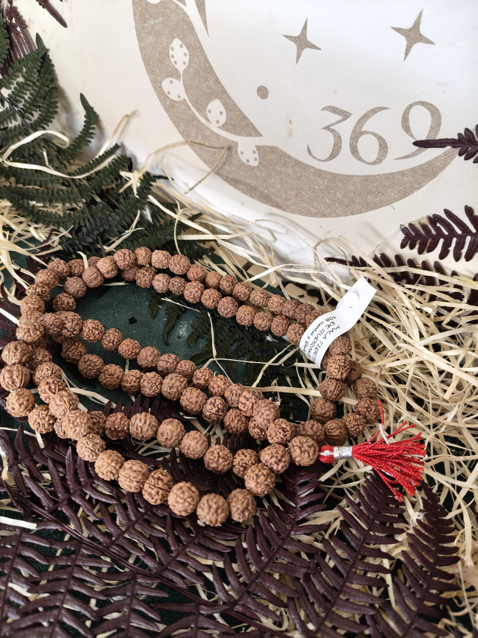 Mala Tibetano de Semilla Rudraksha