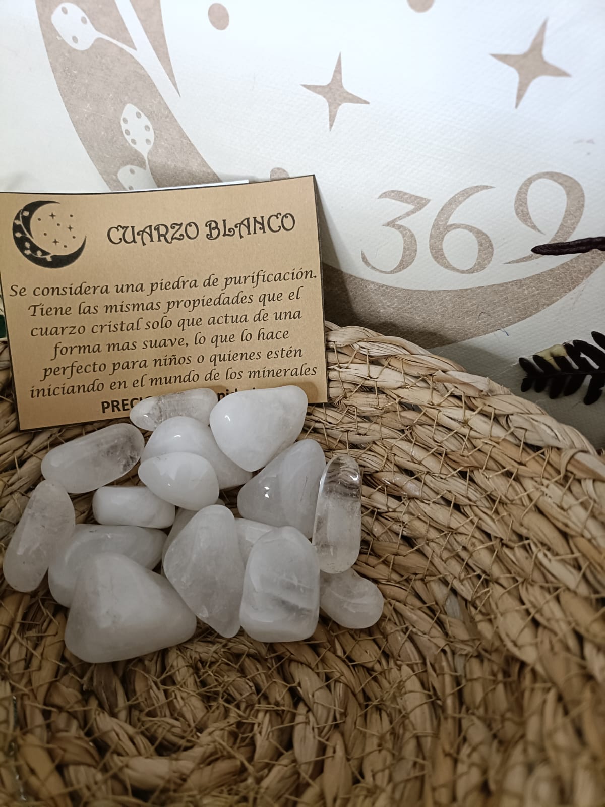 Cuarzo Blanco Canto Rodado