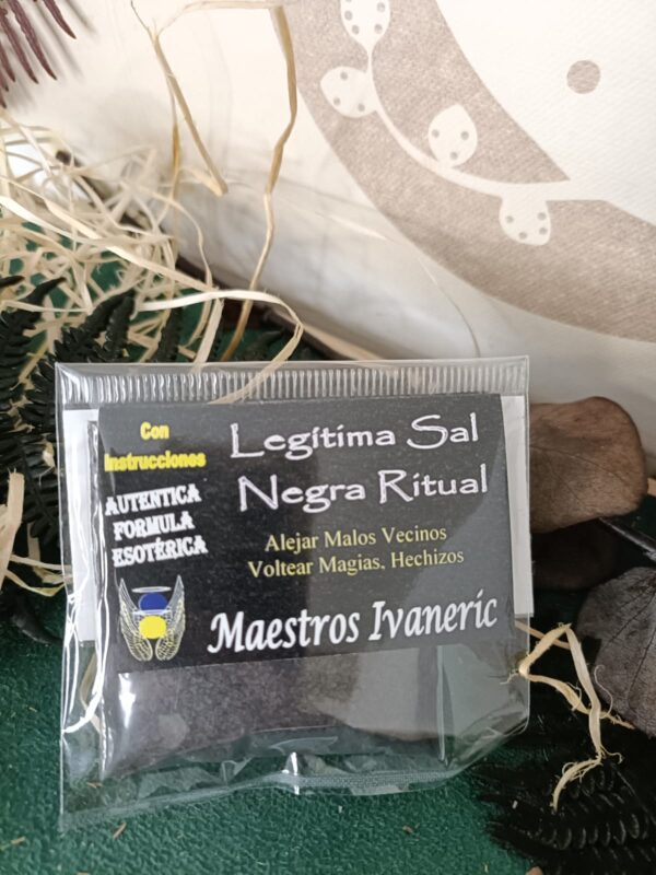 Auténtica Sal Negra Ritualizada - Imagen 2