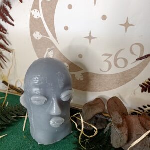 Vela Cabeza de Eleggua Gris