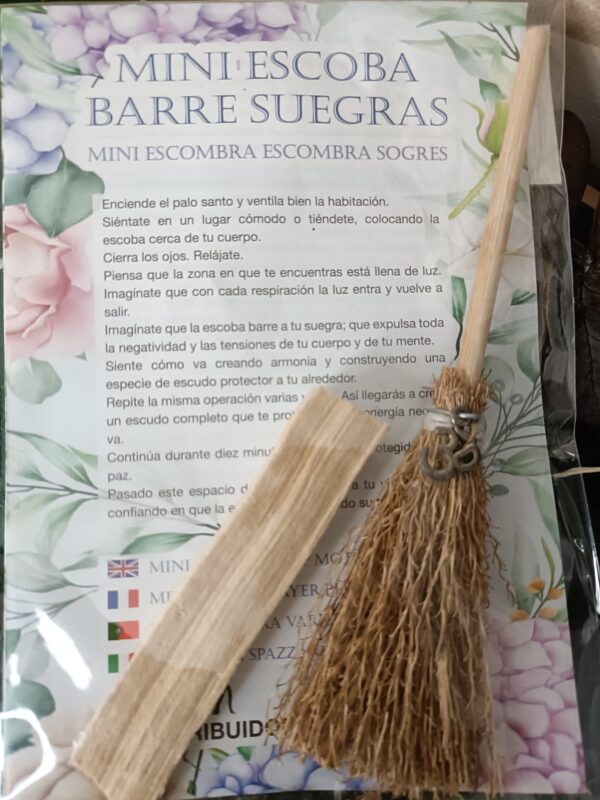 Miniescoba Barresuegras 15cm con Palo Santo - Imagen 2
