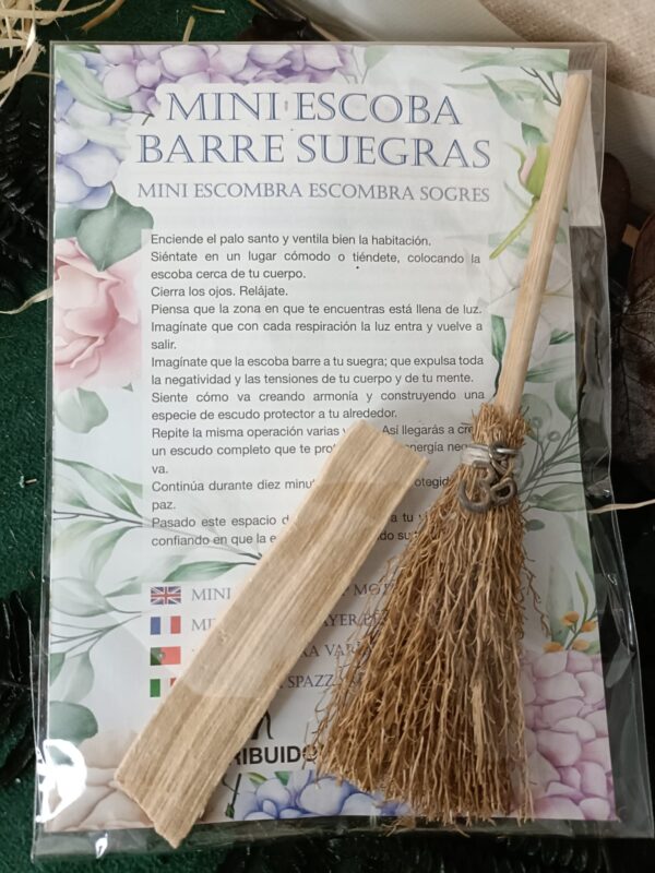 Miniescoba Barresuegras 15cm con Palo Santo - Imagen 3