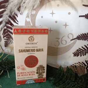 Sahumerio Maya Purificación de Rosa Roja