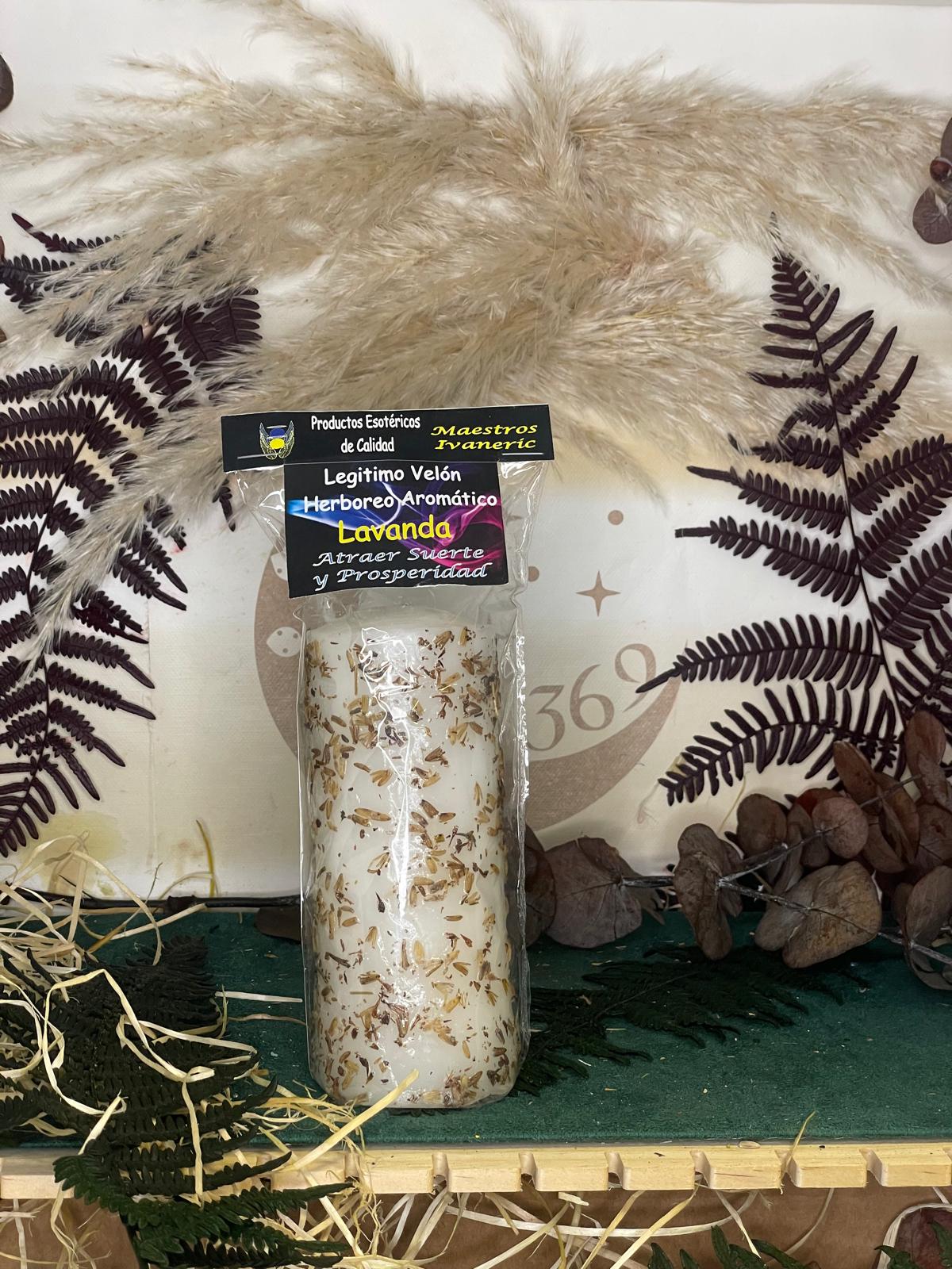 Velón Herbóreo y Aromático de Lavanda