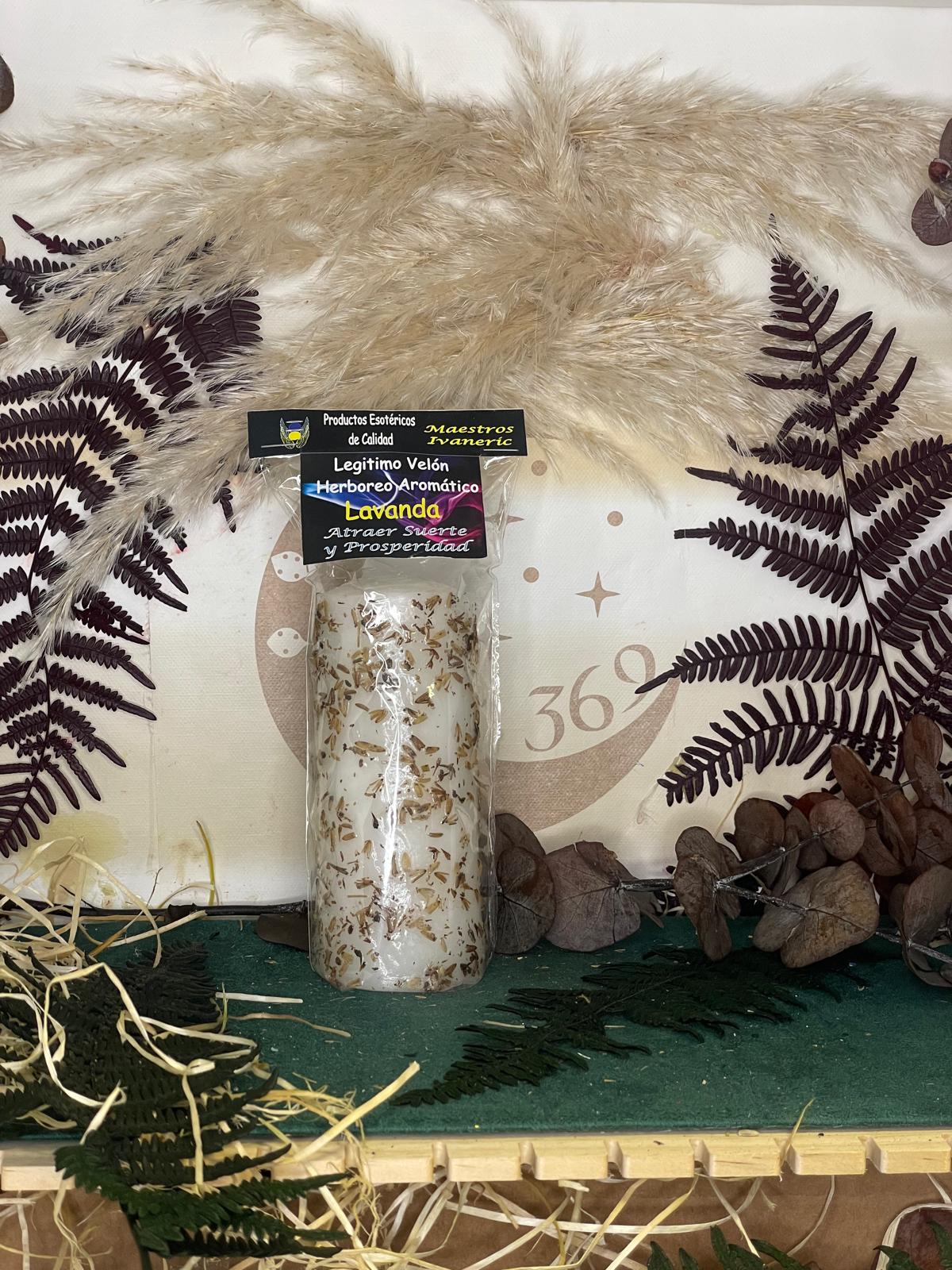 Velón Herbóreo y Aromático de Lavanda - Imagen 2