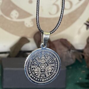 Colgante de Acero con Sello Estrella de David
