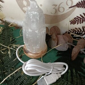 Mini Lámpara de Selenita USB LED