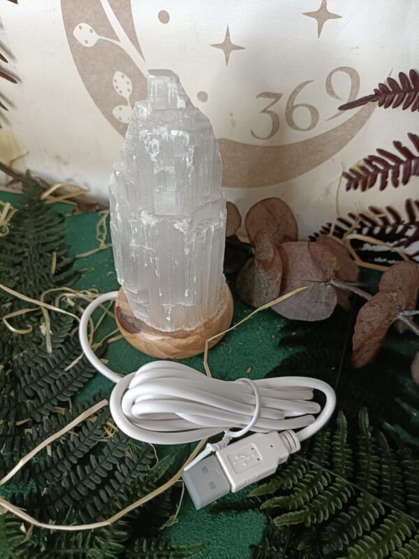 Mini Lámpara de Selenita USB LED