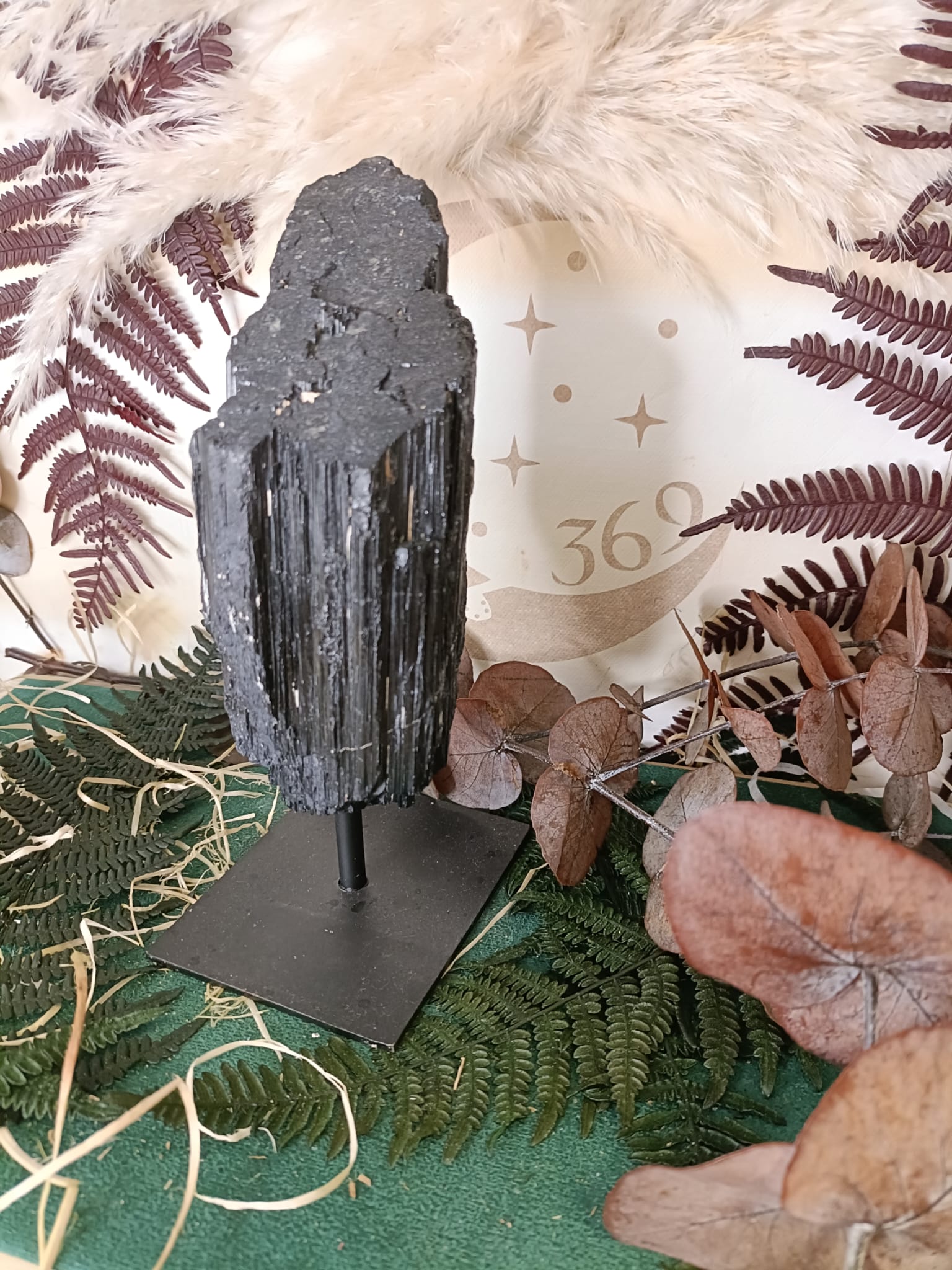 Peana de Turmalina en Bruto