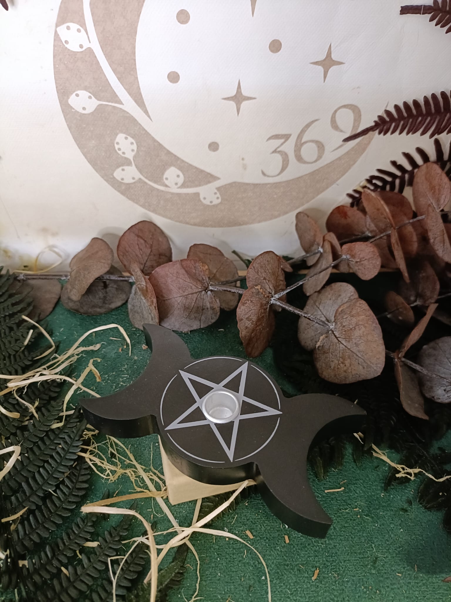 Portavela Triple Luna