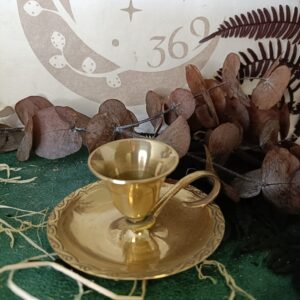 Portavela 9x3 cm Latón