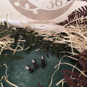 Colgante de Azabache Figa con Acero - Tamaño a elegir