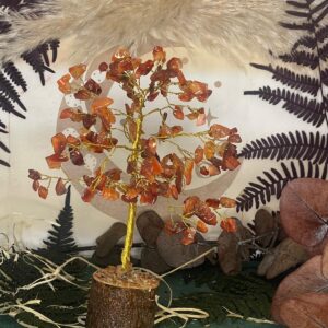 Árbol de Gemas de Cornalina 150 Piedras
