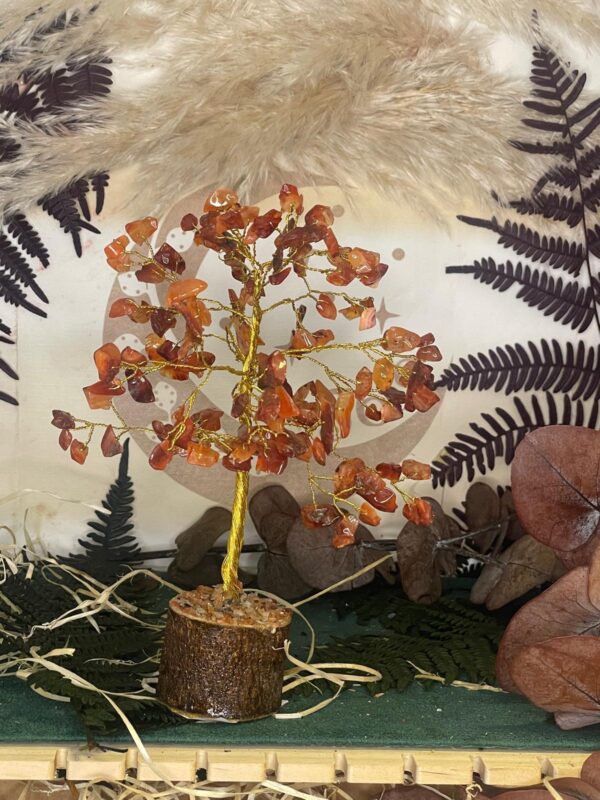 Árbol de Gemas de Cornalina 150 Piedras
