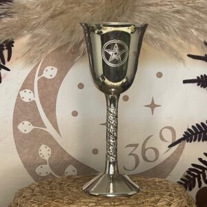 Incensario Cáliz Decorado con Pentagrama con Tara