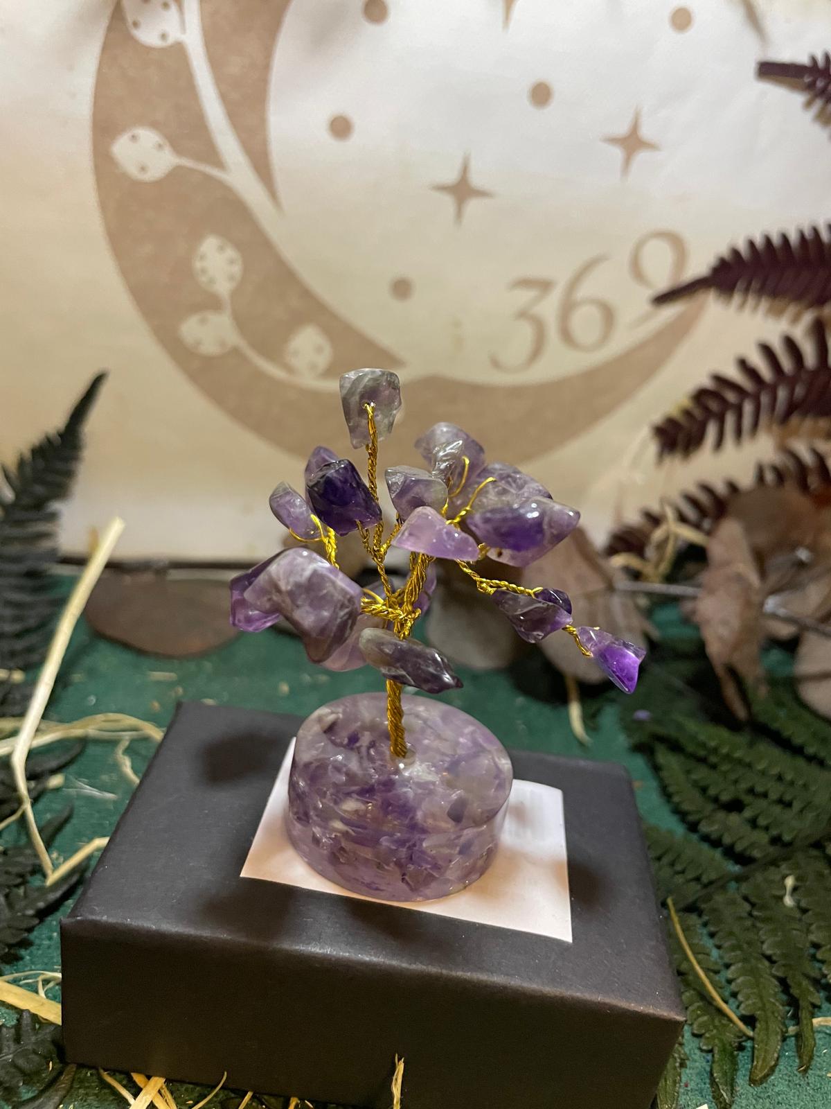 Árbol de Gemas Amatista 21 piedras - Imagen 3